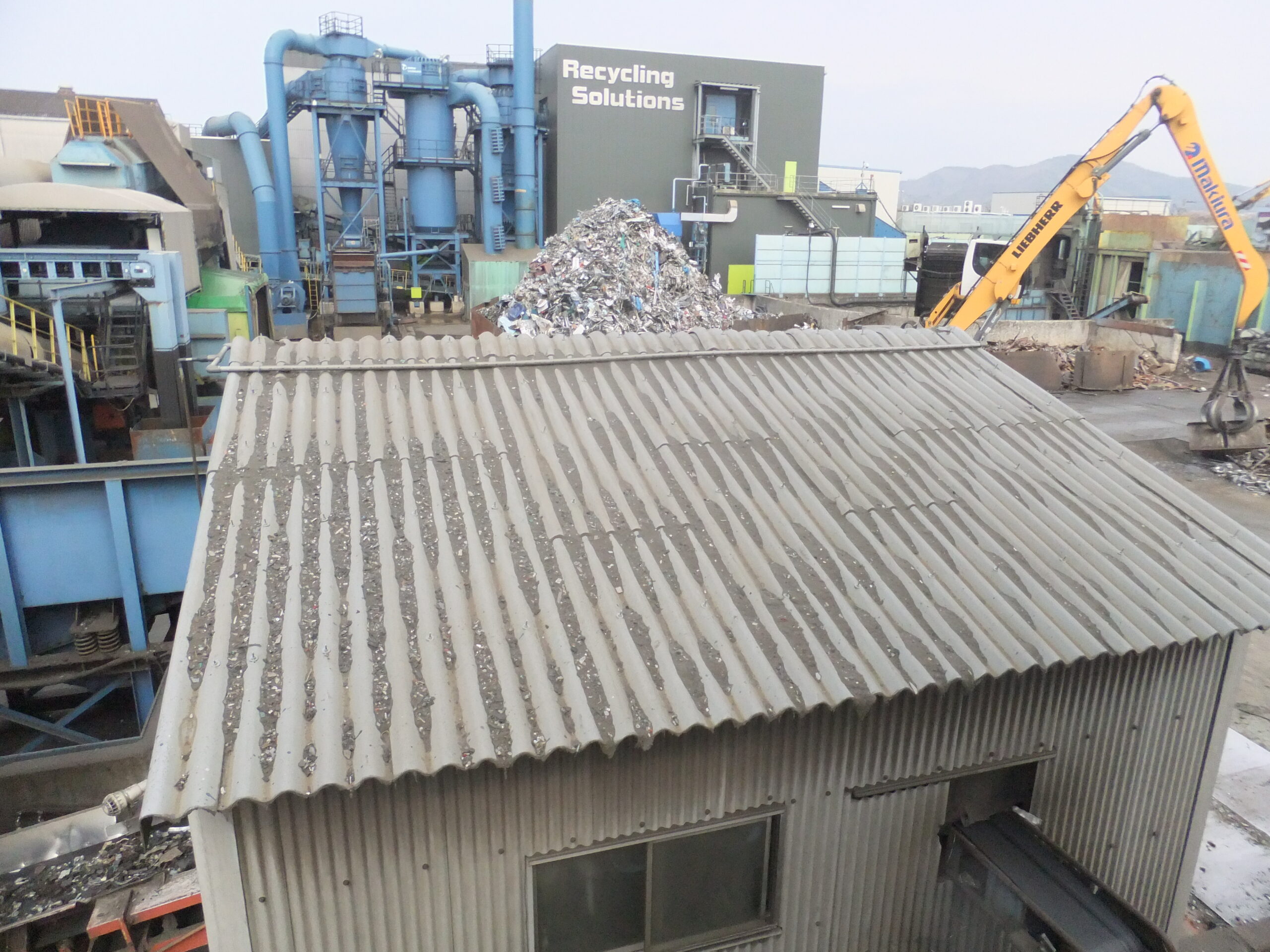 【兵庫県姫路市】M社様 スレートカバー断熱工法　屋根工事