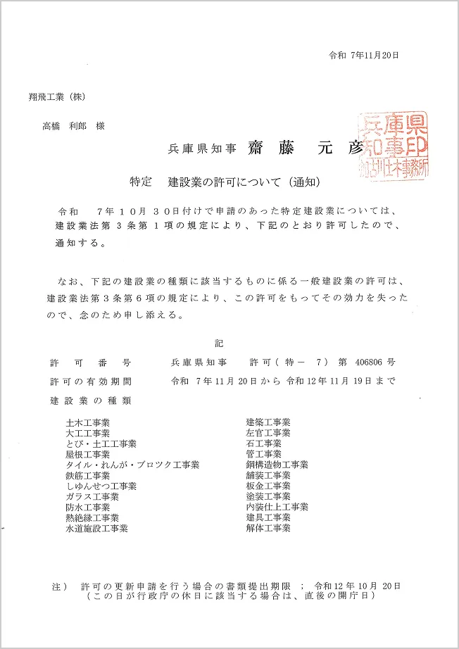 建設業許可