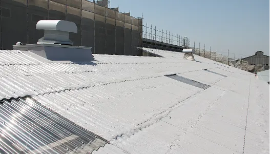 最新機器を使用した施工